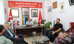 Vekil Mustafa Savaş MHP Kuyucak'ı ziyaret etti