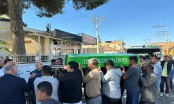 Tarlaya uçan mikser sürücüsü son yolculuğuna uğurlandı