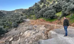 Akçaköy yolu trafiğe kapandı