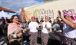 Didim'de kadın çiftçiler şenliğe damga vurdu