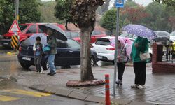 Aydın’da sağanak yağış başladı