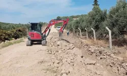 Akköy yoluna kalıcı çözüm