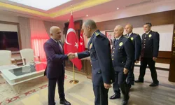 Aydın protokolü Valilikte bayramlaştı