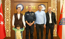 Rize Emniyet Müdürü'nden Doruk Bebek’e destek