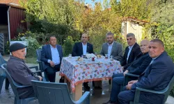 AK Partili Özmen'den yangın evine taziye ziyareti