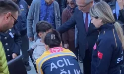 Babasına veda ederken fenalaştı