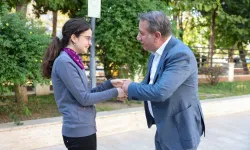 Başkan Yetişkin'den şampiyon Ece'ye ziyaret!
