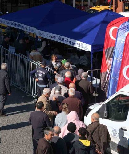 Ata tohumu fideleri Bozdoğan'da dağıtıldı