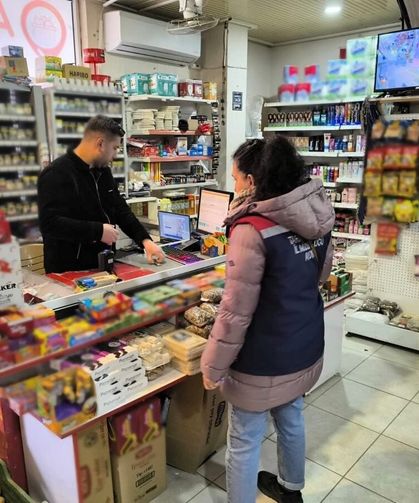 Köşk'te market ve bakkallar denetlendi