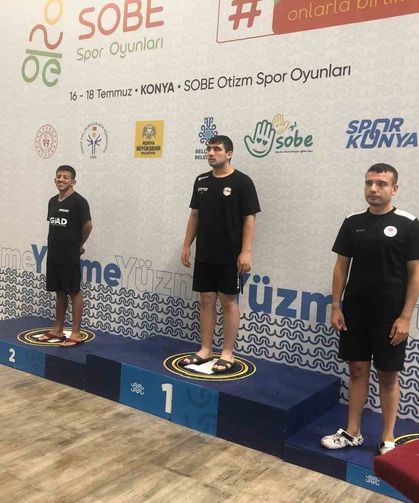 Aydınlı özel sporcular Konya'dan madalyalarla döndü