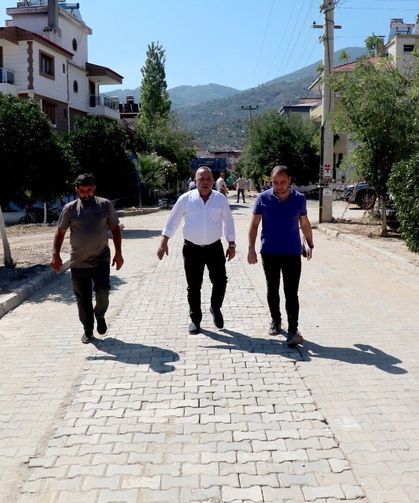 Bozdoğan'da doğalgaz sonrası yollar için çalışmalar hızlandı