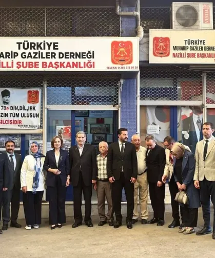 Nazilli’de MHP’den gazilere vefa ziyareti