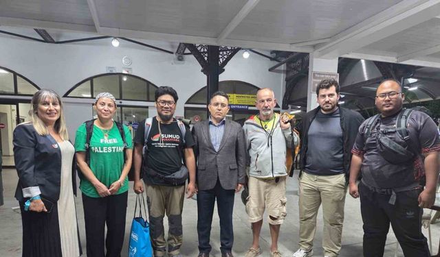 Gazze’ye Yardım Yolunda Tahliye Edilen Aktivistler Marmaris’te