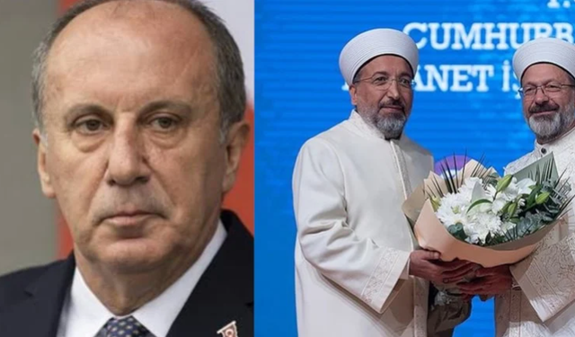 Ali Erbaş’a İnce’den sert yanıt