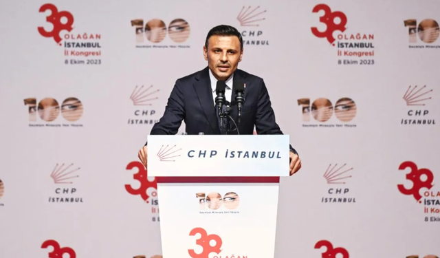 Özgür Çelik Yeniden CHP İstanbul İl Başkanı