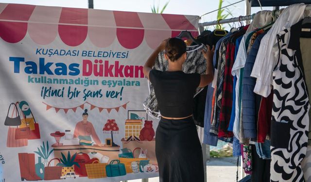Kuşadası'nda takas kültürü büyüyor