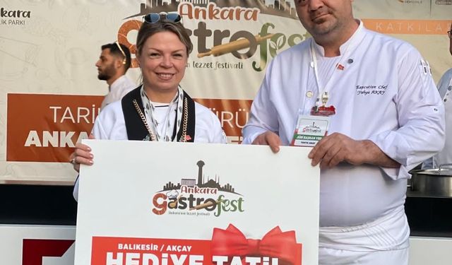 Gastronomi Festivali’nde büyük başarı