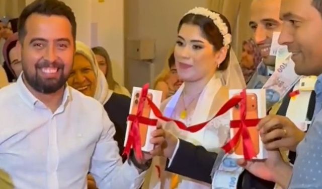 Gelin ve damada sürpriz düğün hediyesi