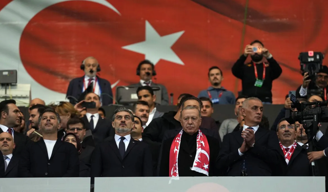 Cumhurbaşkanı Erdoğan, Türkiye - Gürcistan maçını izledi