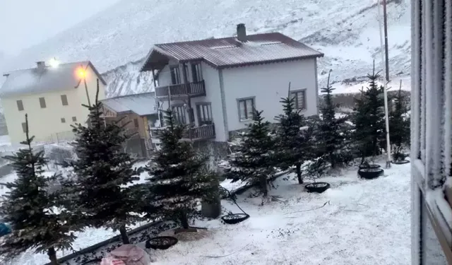 Ekim ayında kar sürprizi