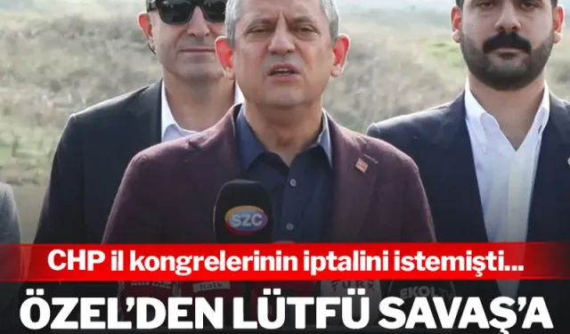 Özgür Özel'den Lütfü Savaş'a zehir zemberek sözler