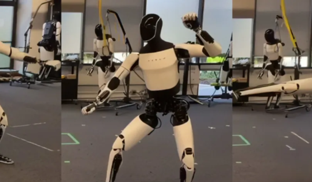 Tesla'nın robotu kung fu yaptı