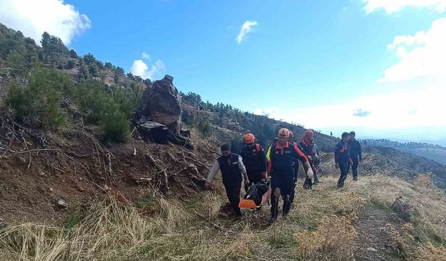 Ava giden vatandaş fenalaşması sonrası yaşamını yitirdi