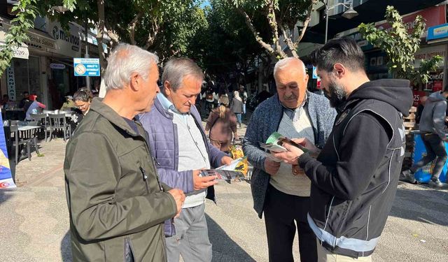 Aydın'da vatandaşlar maddeye karşı bilgilendirdi