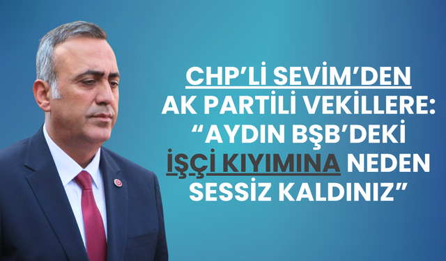 CHP'li Sevim AK Partili Vekillere Yüklendi