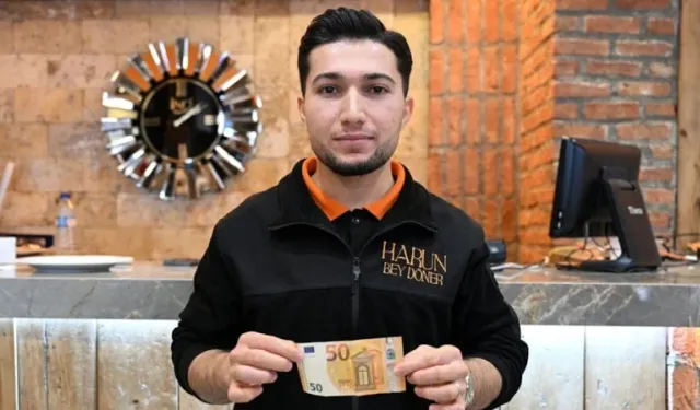 Garsona verdiği 50 euro bahşişi bir gün sonra geri istedi