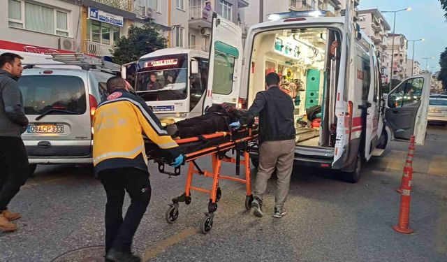 Motosikletle otomobil çarpıştı: 1 yaralı