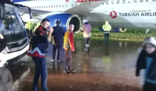 Sabiha Gökçen'de korku dolu anlar: Yolcu uçağı pistten çıktı