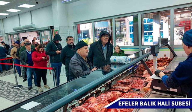 Halk Ege Et’te yüzde 20 indirim yoğun ilgi gördü