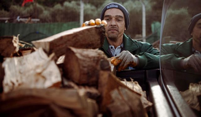 Kuşadası'nda ağaç atıkları ihtiyaç sahipleri için yakacağa dönüşüyor