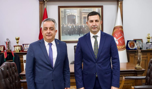 Başkan Günel'den, Aydın Baro Başkanını Ziyaret