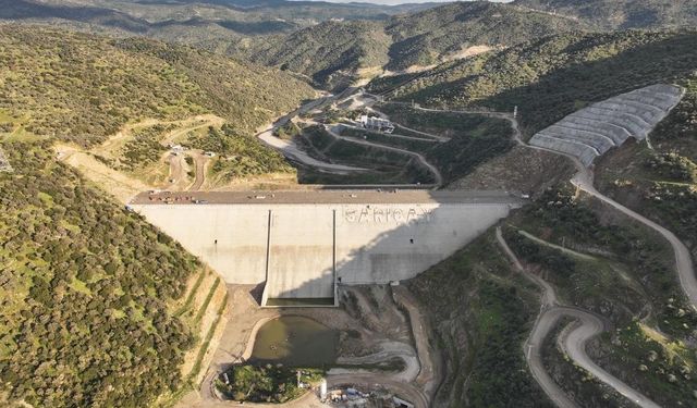 Sarıçay Barajı'nda incelemeler yapıldı