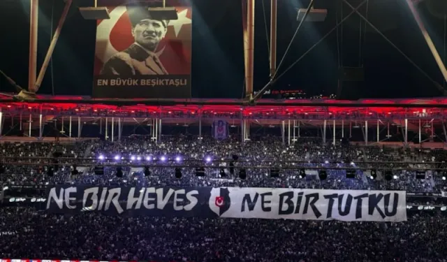 Beşiktaş Taraftarından Derbiye Görsel Şölen