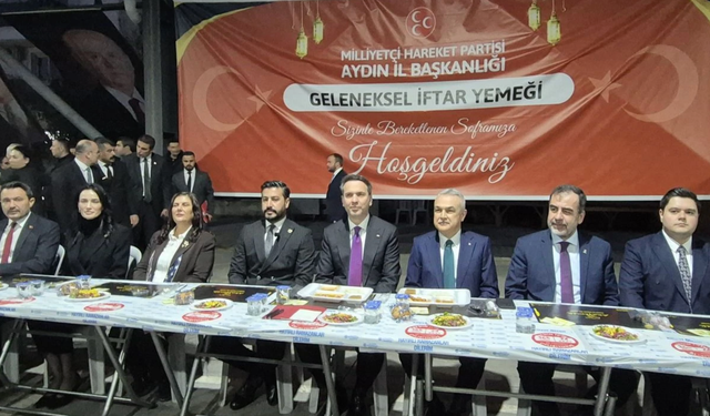 MHP Aydın’dan iftar yemeği
