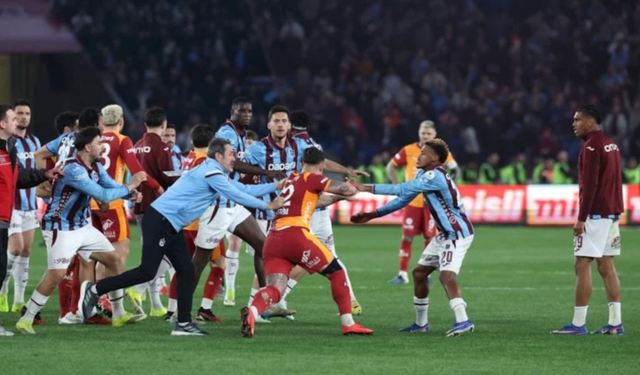 Derbi bitişi olaylı oldu