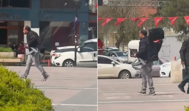 Uzun Namlulu Silahla Ateş Açtı