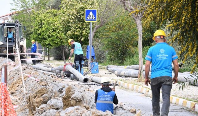 Büyükşehir’den 5,4 Milyonluk Su hattı Yatırımı