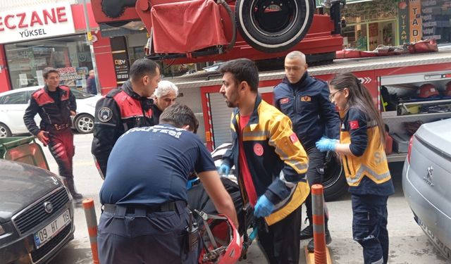 İtfaiyenin Asansörüne Reddetti, Acı İçinde İndirildi