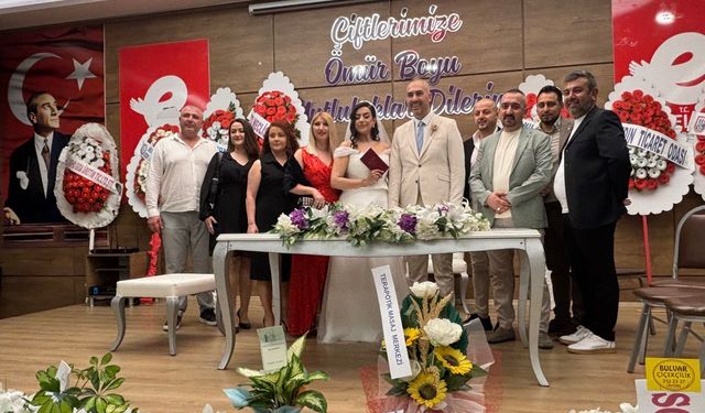 Yıldırım ve Bahçivanlar Çifti Dünyaevine Girdi