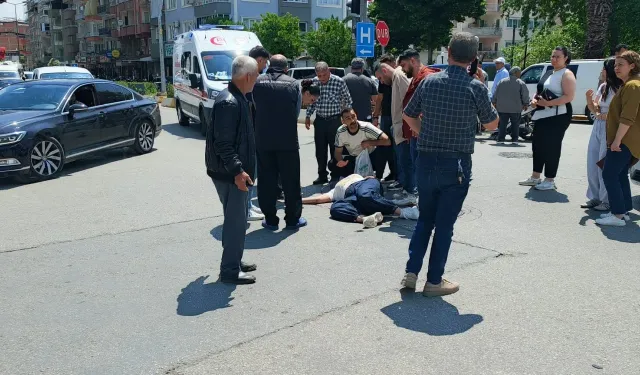 Hastane Kavşağında Korkutan Kaza