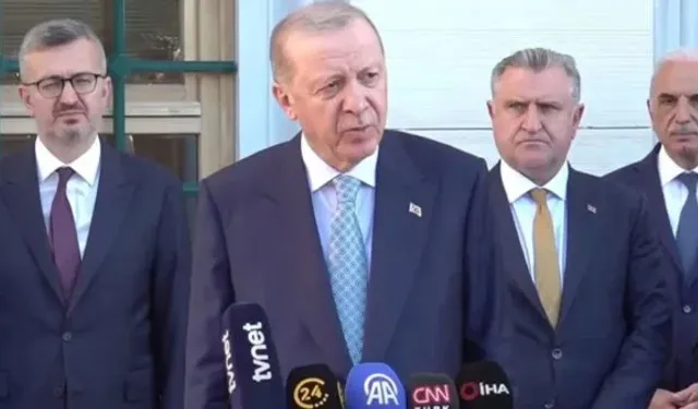 Erdoğan'dan Bayram Namazı Sonrası Açıklama