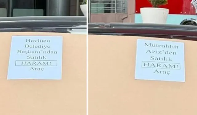 “Haram Parayla Alındı” Protestosu