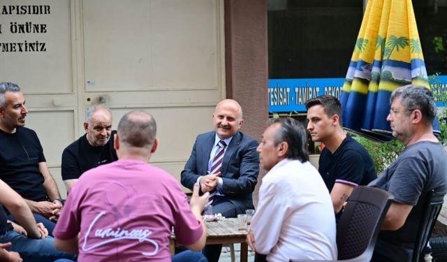 Vali Varol, Gençlik Caddesi'nde Esnafla Buluştu