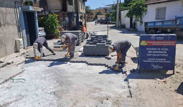 Germencik'te çevre düzenleme çalışmaları sürüyor