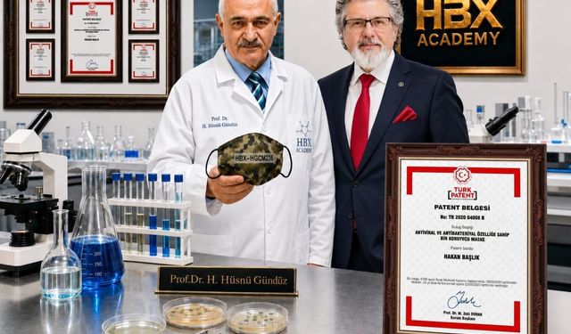 'Antiviral ve antibakteriyel maske' patenti aldı