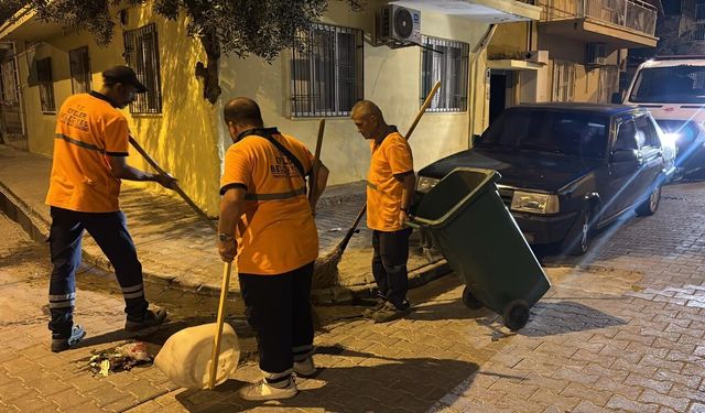 Efeler'de temizlik çalışmaları sürüyor